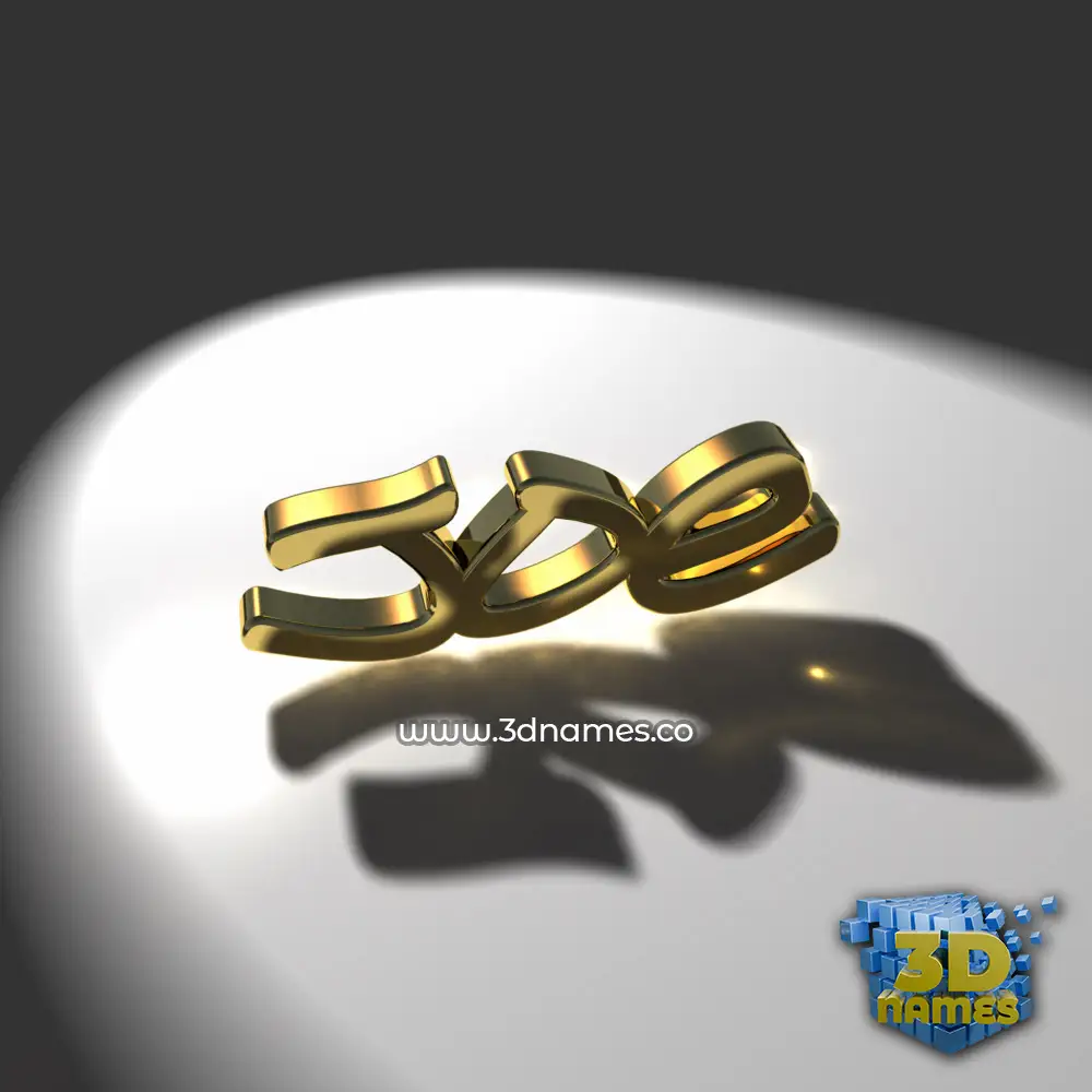 joe in Gold Shine style - 3D name wallpaper