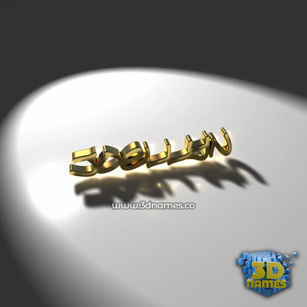 joellyn in Gold Shine style - 3D name wallpaper