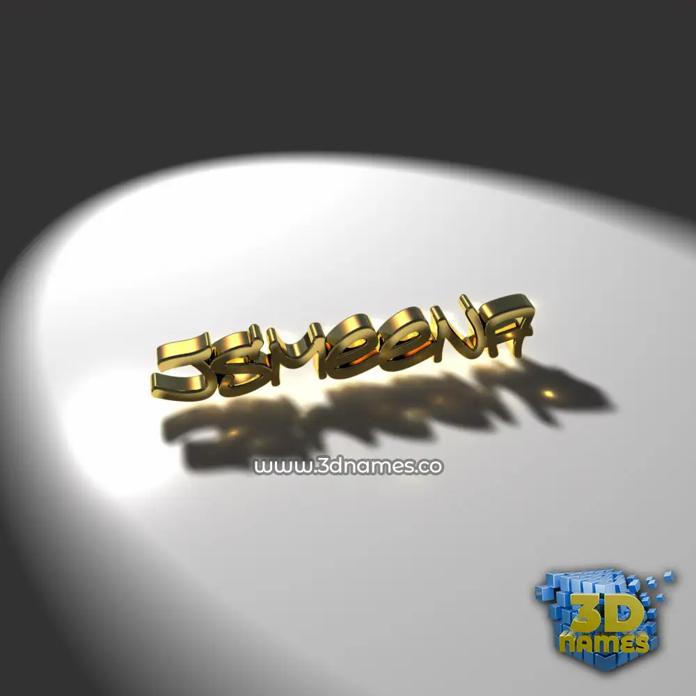 jsmeena in Gold Shine style - 3D name wallpaper