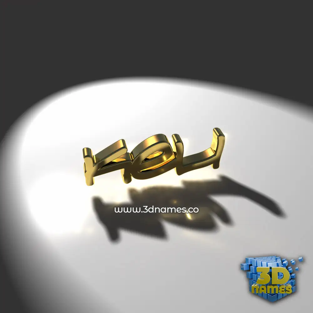 keli in Gold Shine style - 3D name wallpaper