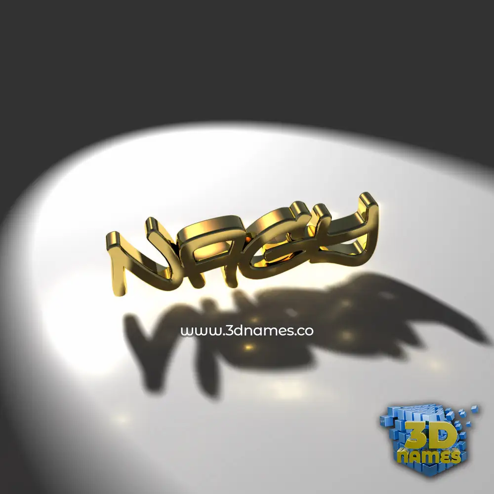 nagy in Gold Shine style - 3D name wallpaper