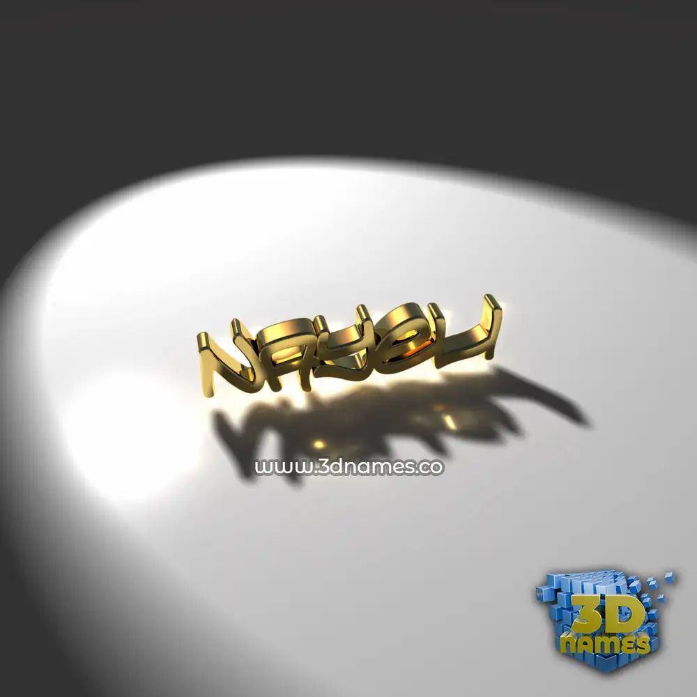 nayeli in Gold Shine style - 3D name wallpaper