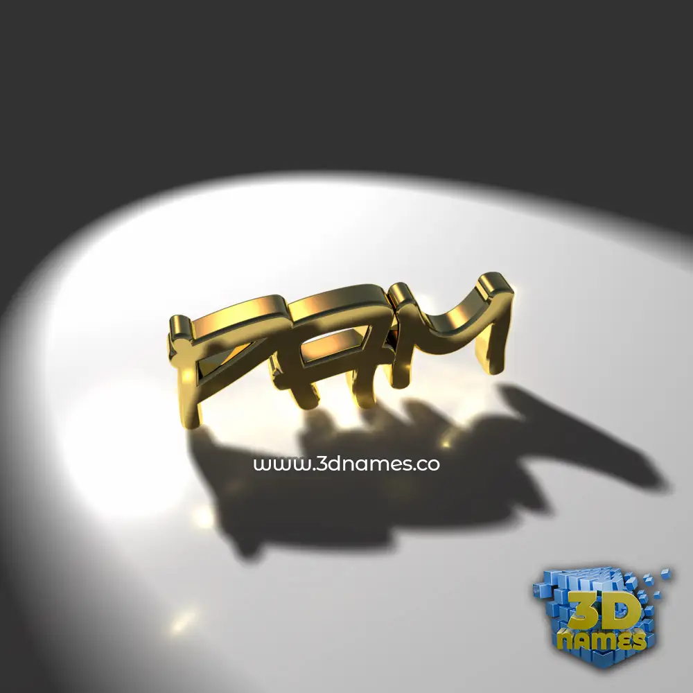 pam in Gold Shine style - 3D name wallpaper
