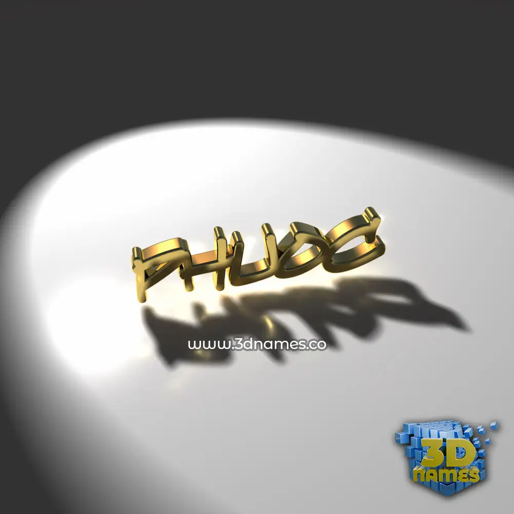 phuoc in Gold Shine style - 3D name wallpaper