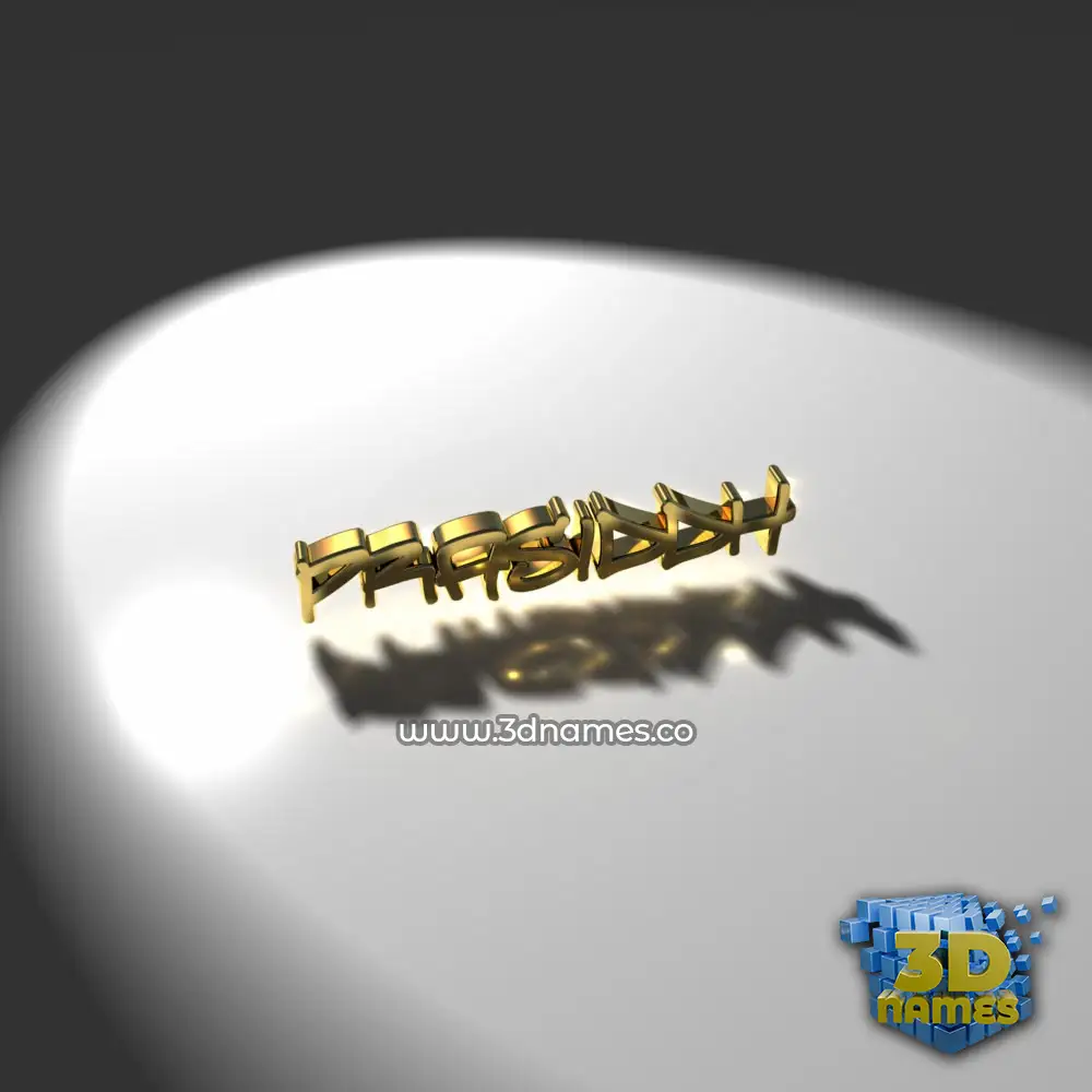 prasiddh in Gold Shine style - 3D name wallpaper