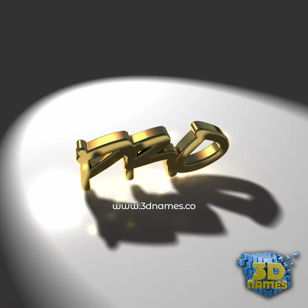 pro in Gold Shine style - 3D name wallpaper