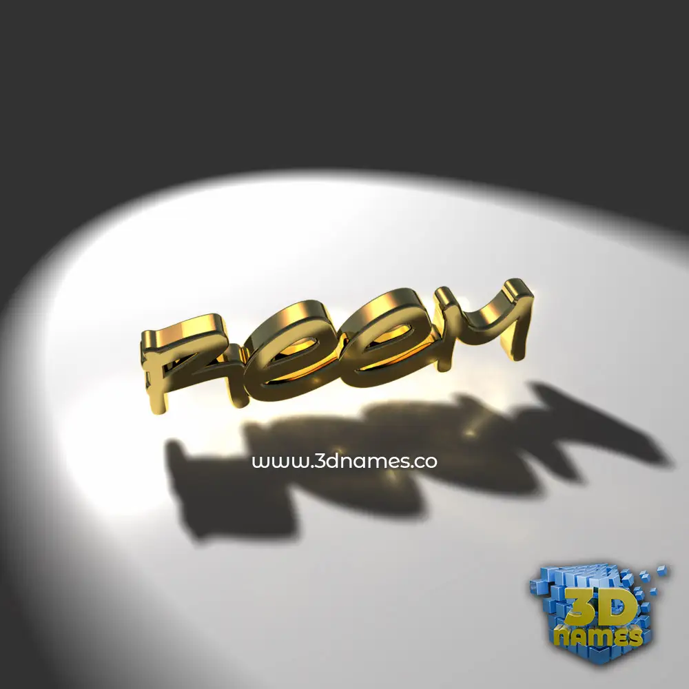 reem in Gold Shine style - 3D name wallpaper