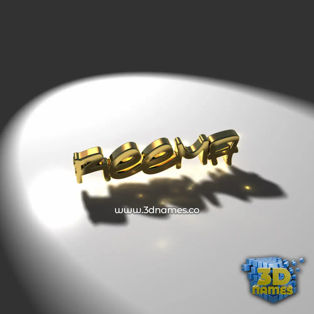 reema in Gold Shine style - 3D name wallpaper