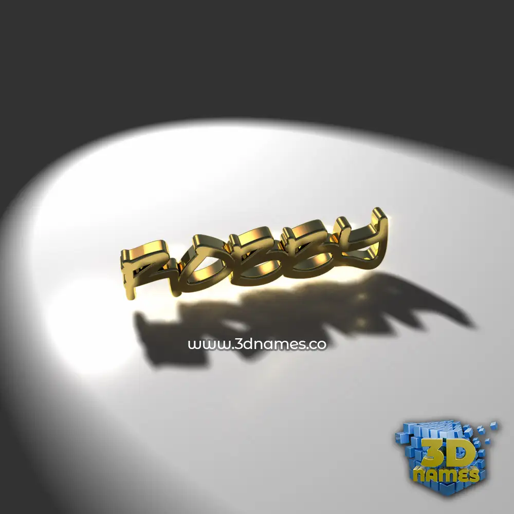 robby in Gold Shine style - 3D name wallpaper
