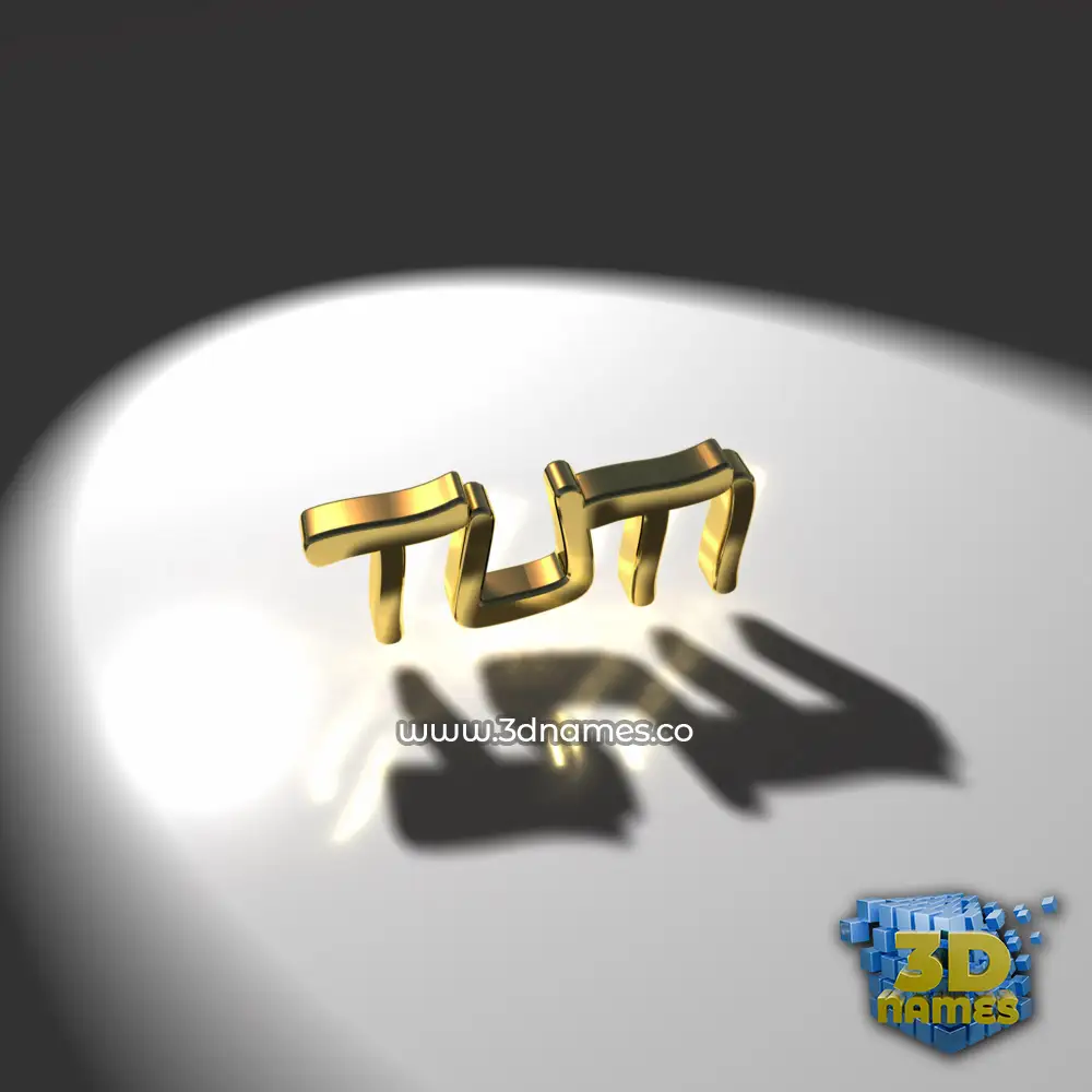 tuti in Gold Shine style - 3D name wallpaper