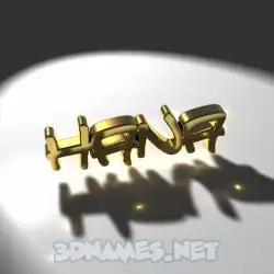 3D Name styles for 