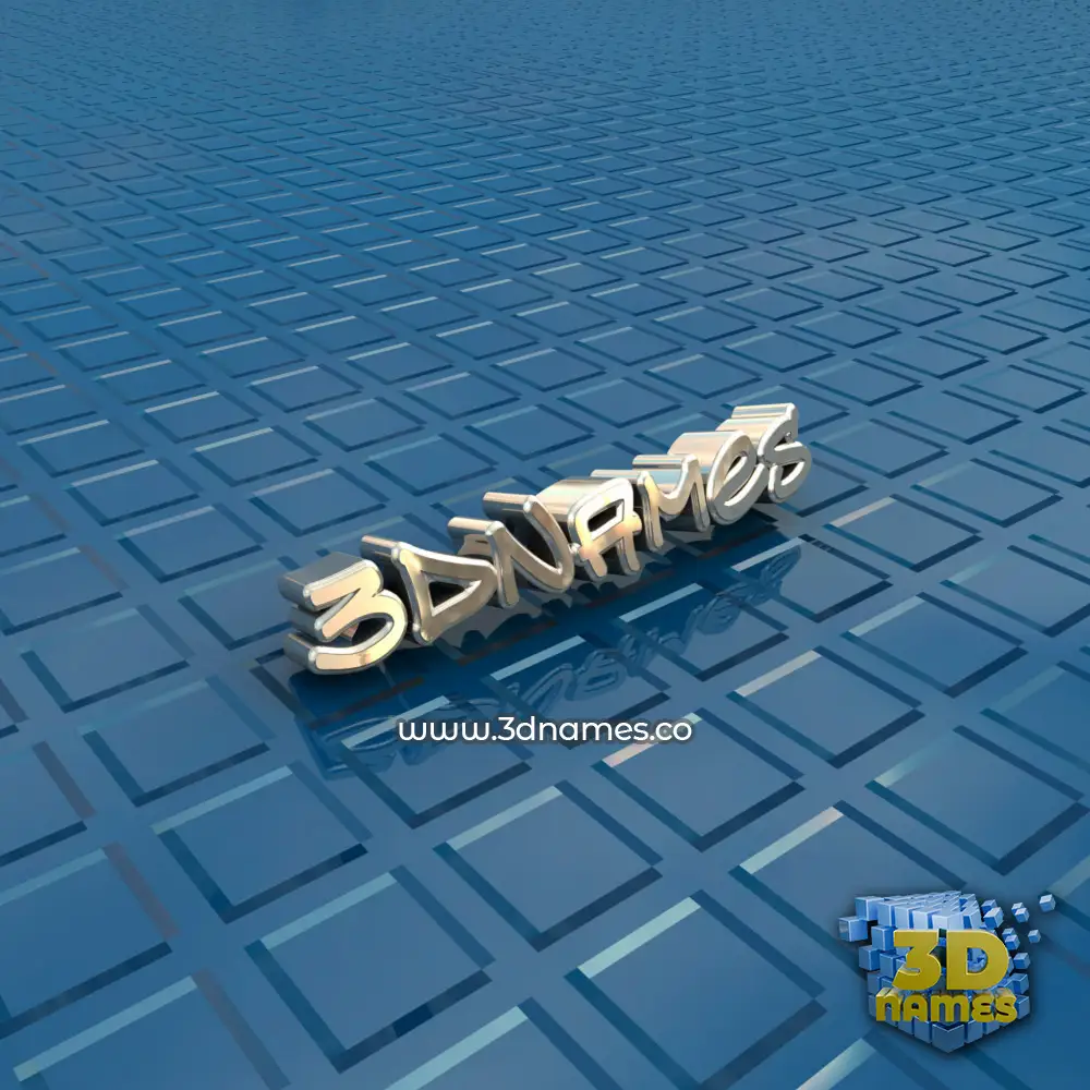 3dnames in Blue Bling style - 3D name wallpaper