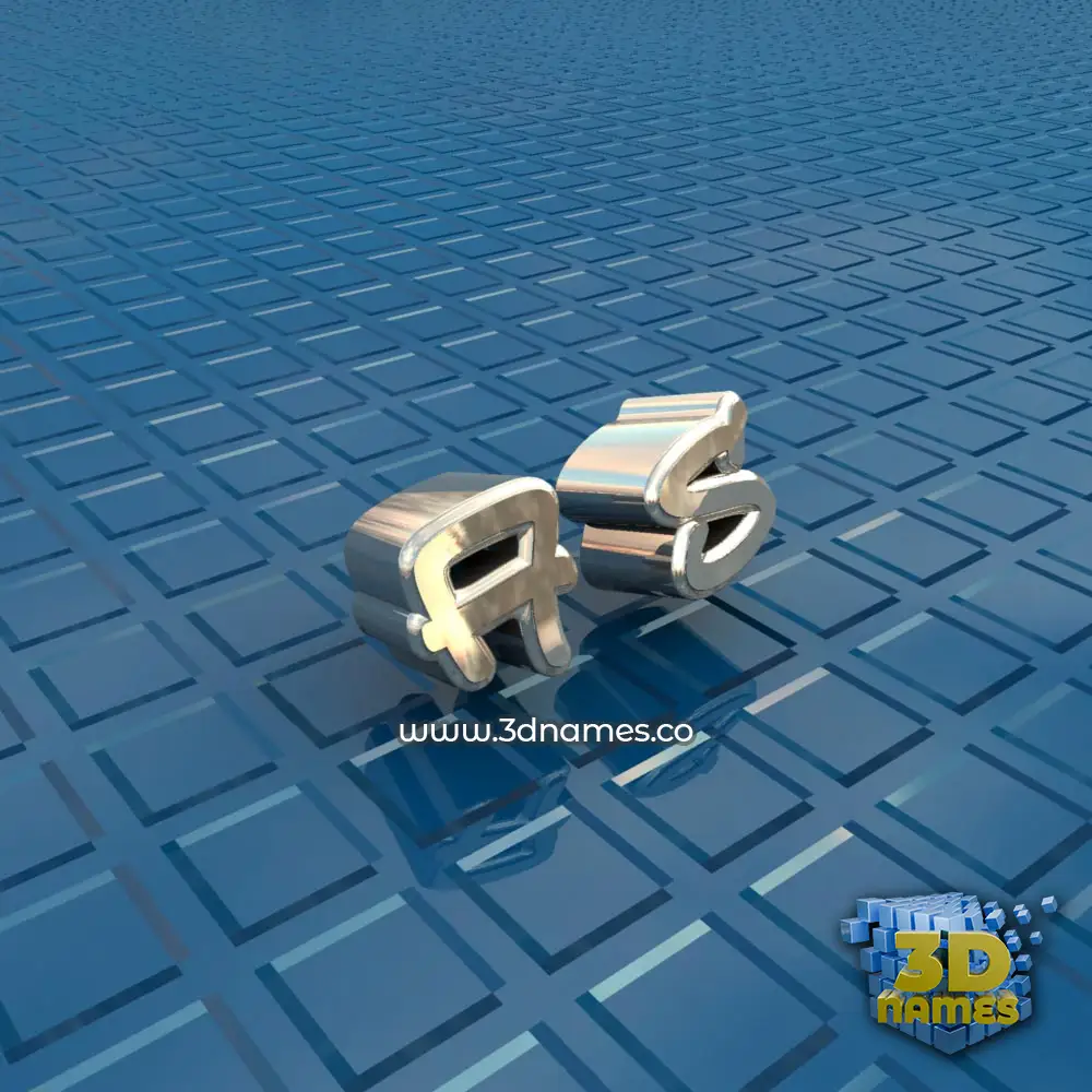 a s in Blue Bling style - 3D name wallpaper