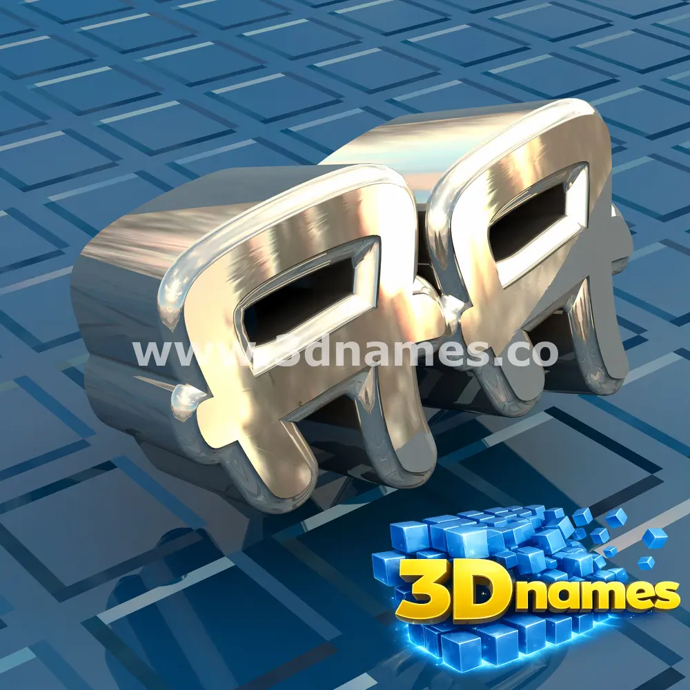 aa in Blue Bling style - 3D name wallpaper