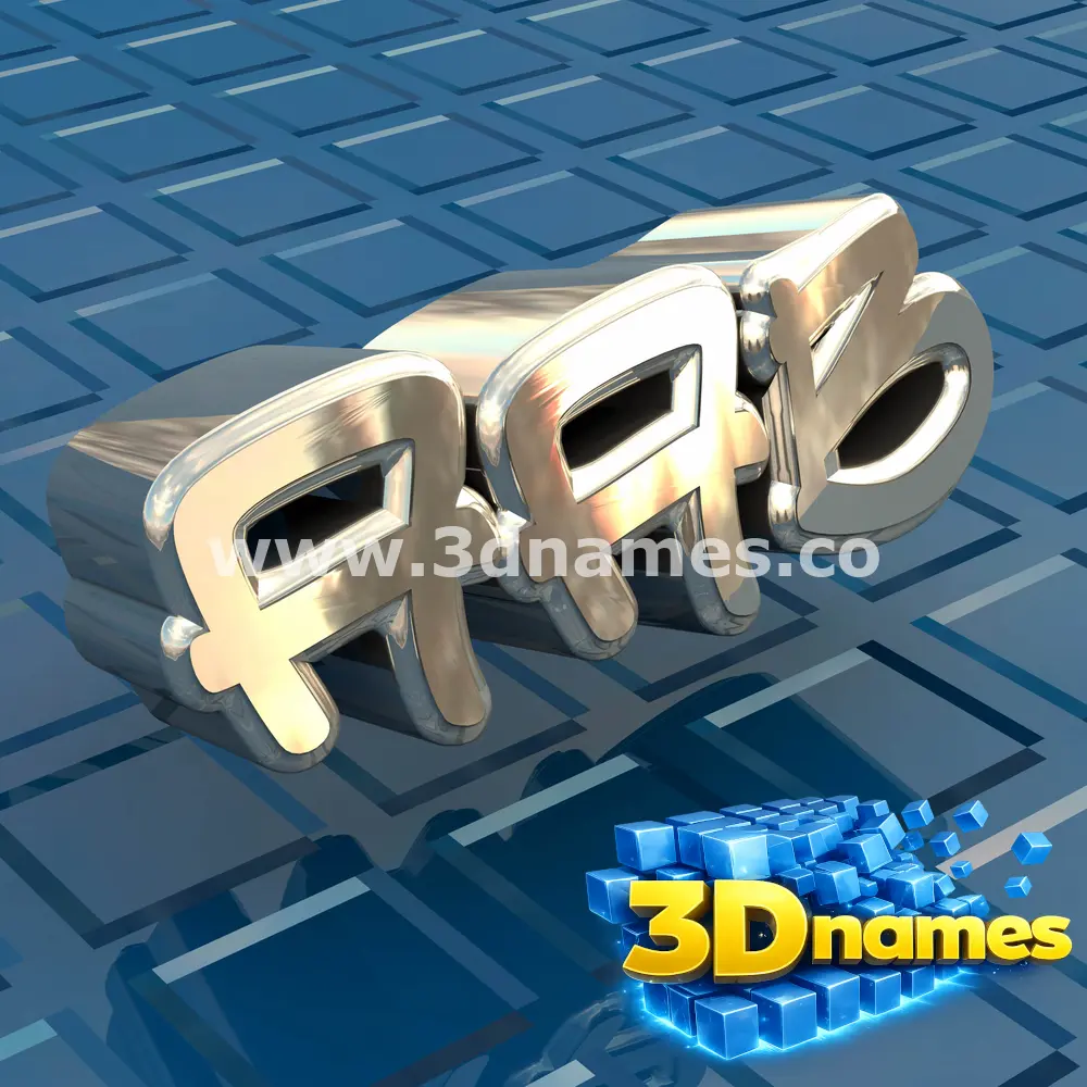 aab in Blue Bling style - 3D name wallpaper