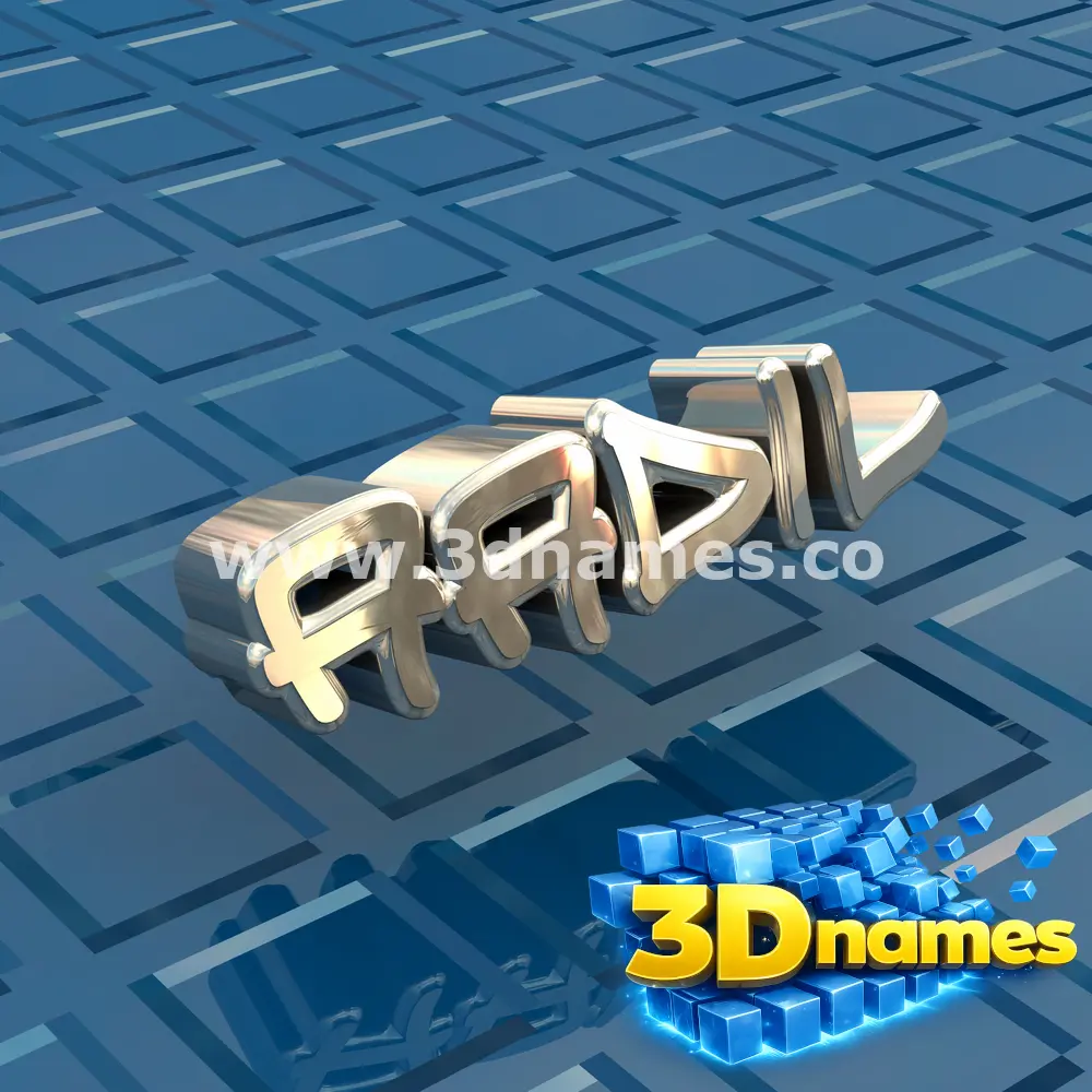 aadil in Blue Bling style - 3D name wallpaper