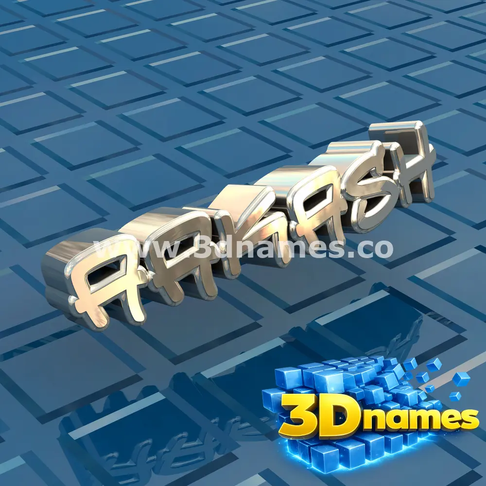 aakash in Blue Bling style - 3D name wallpaper