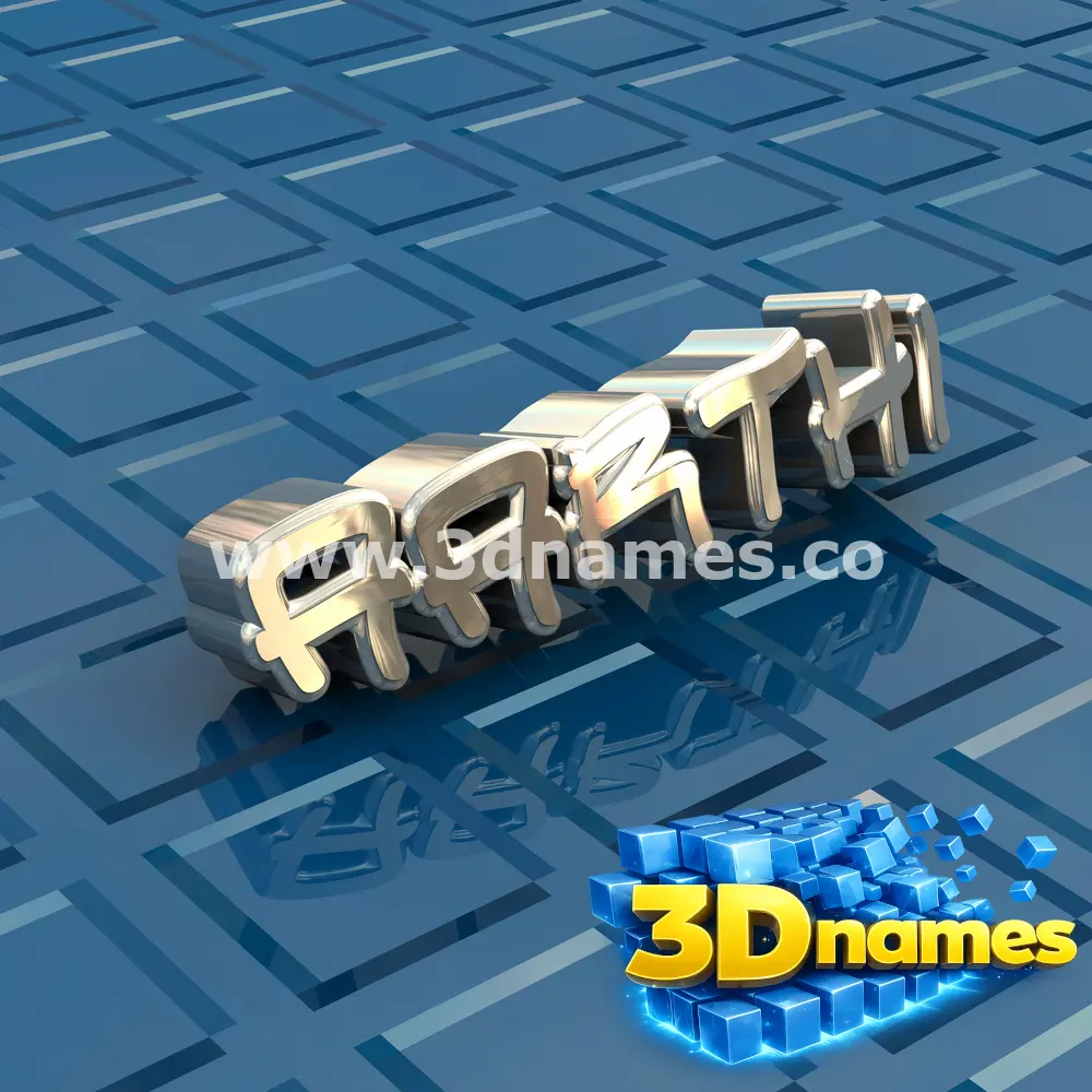 aarthi in Blue Bling style - 3D name wallpaper