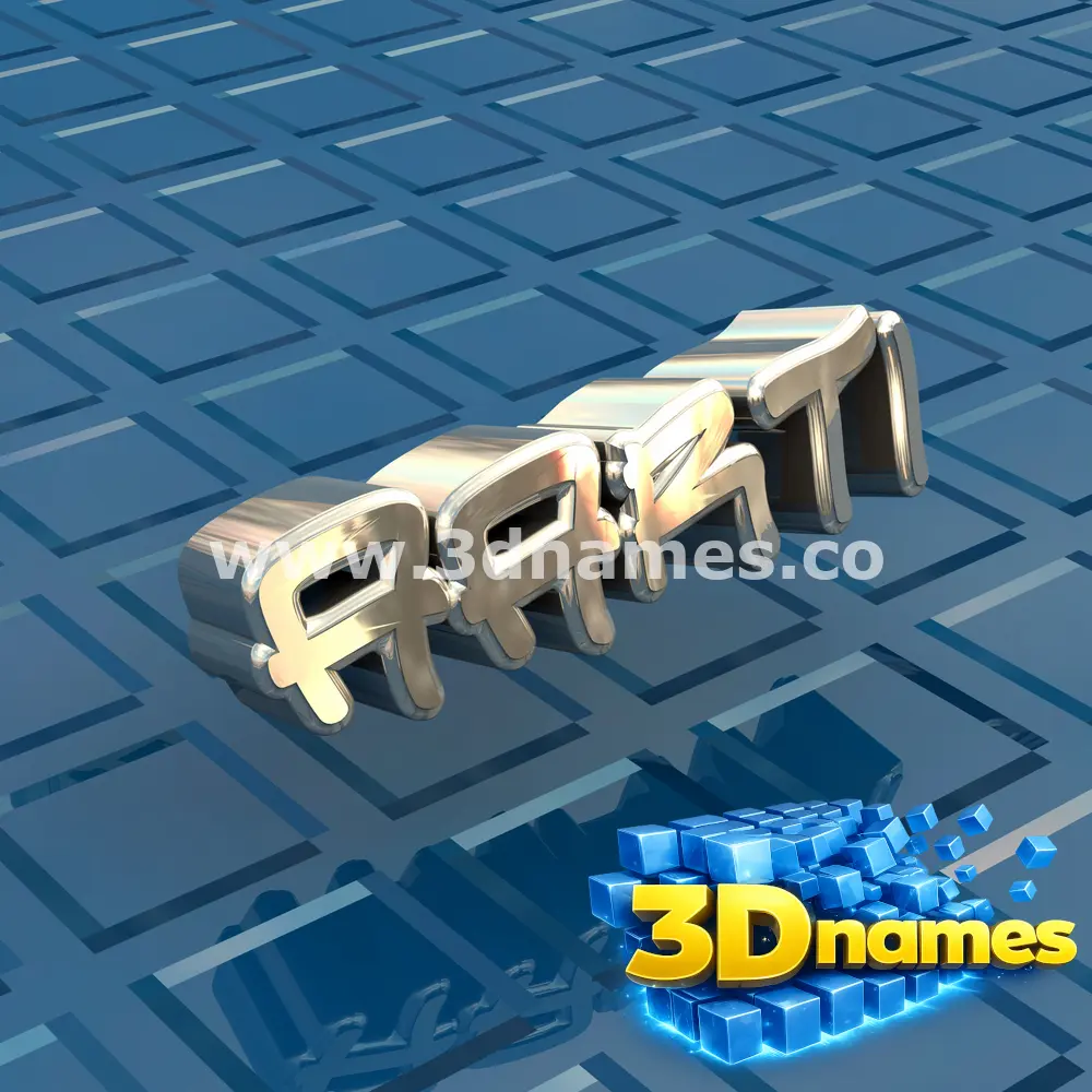 aarti in Blue Bling style - 3D name wallpaper