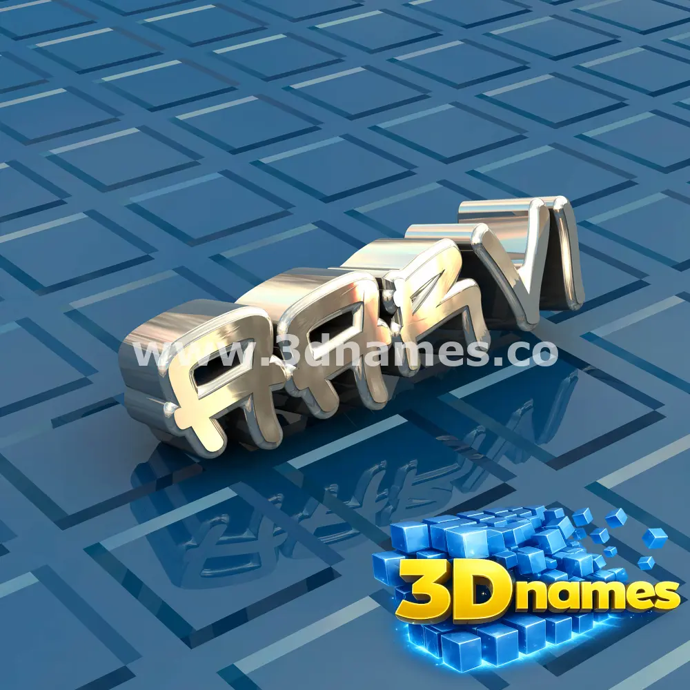 aarvi in Blue Bling style - 3D name wallpaper