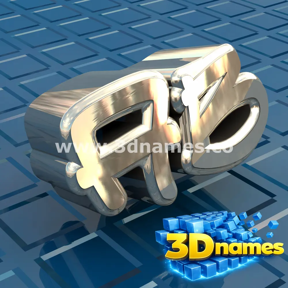 ab in Blue Bling style - 3D name wallpaper
