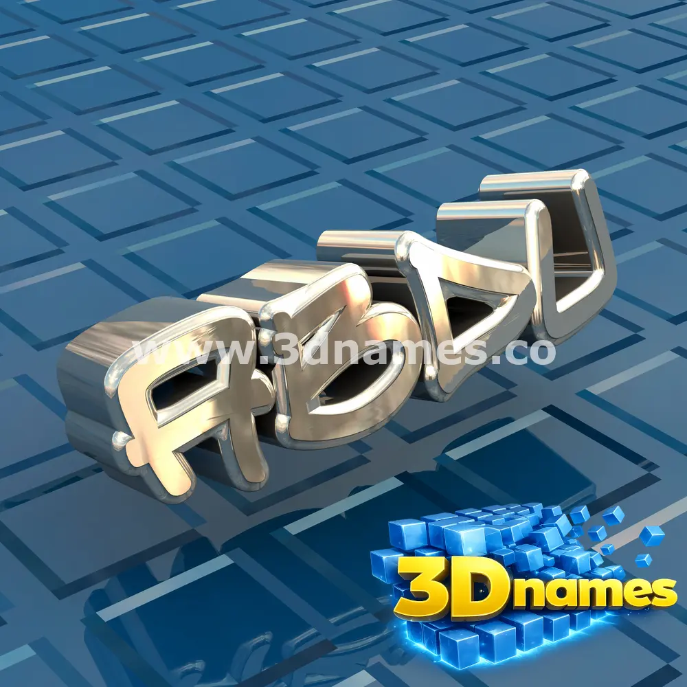 abdu in Blue Bling style - 3D name wallpaper