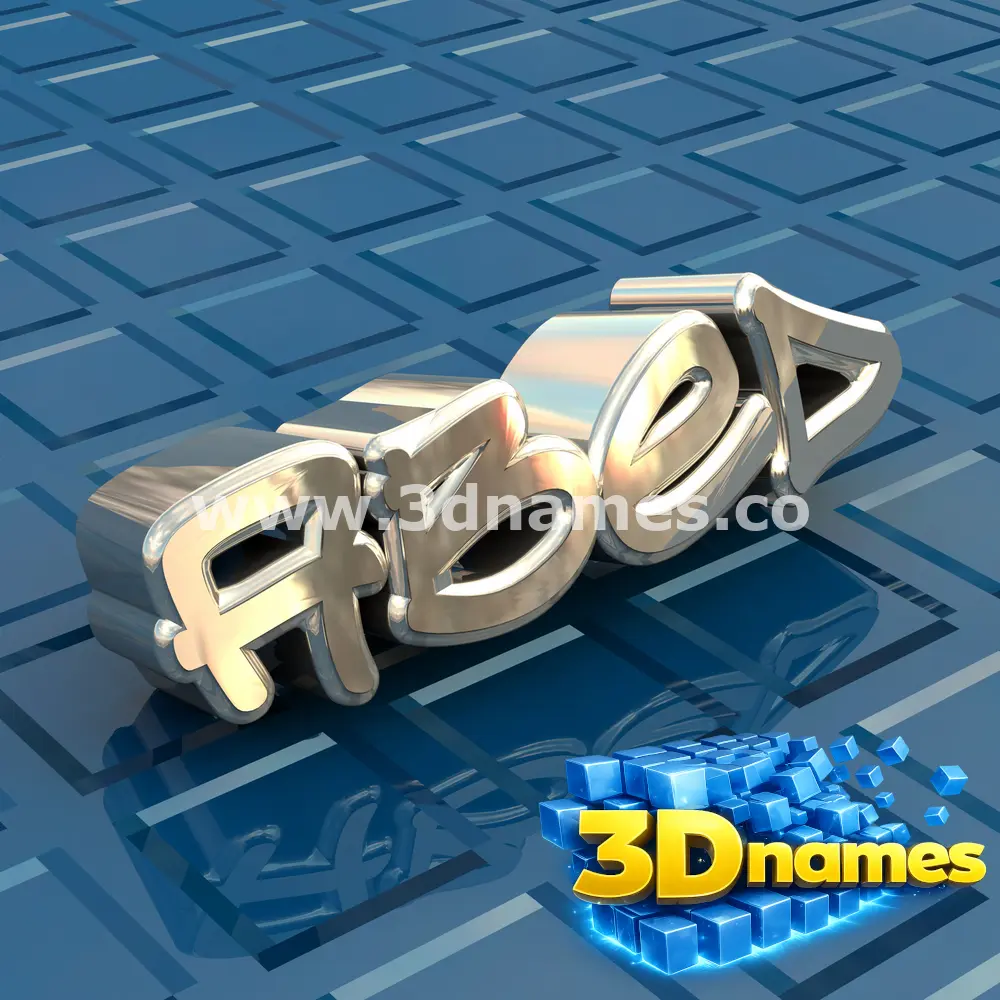abed in Blue Bling style - 3D name wallpaper