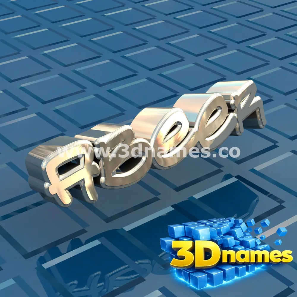 abeer in Blue Bling style - 3D name wallpaper