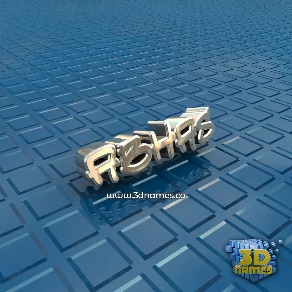 abhas in Blue Bling style - 3D name wallpaper