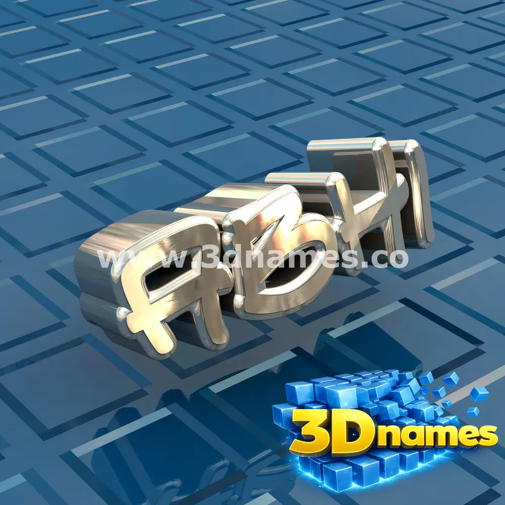 abhi in Blue Bling style - 3D name wallpaper