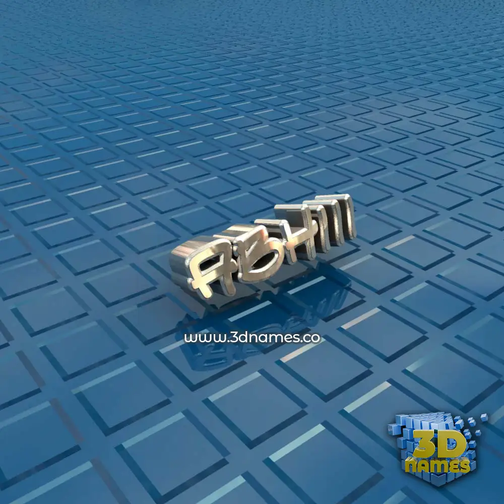 abhiii in Blue Bling style - 3D name wallpaper