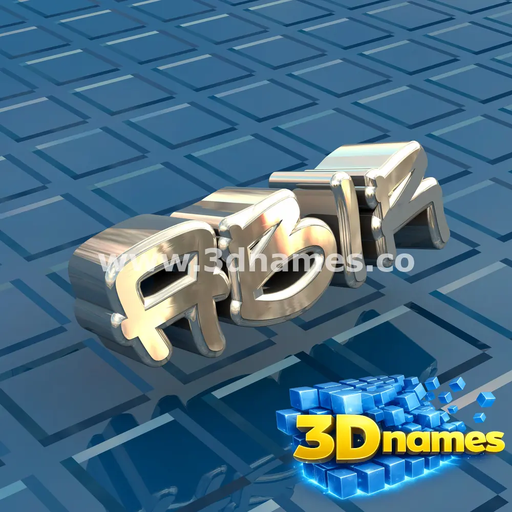 abir in Blue Bling style - 3D name wallpaper