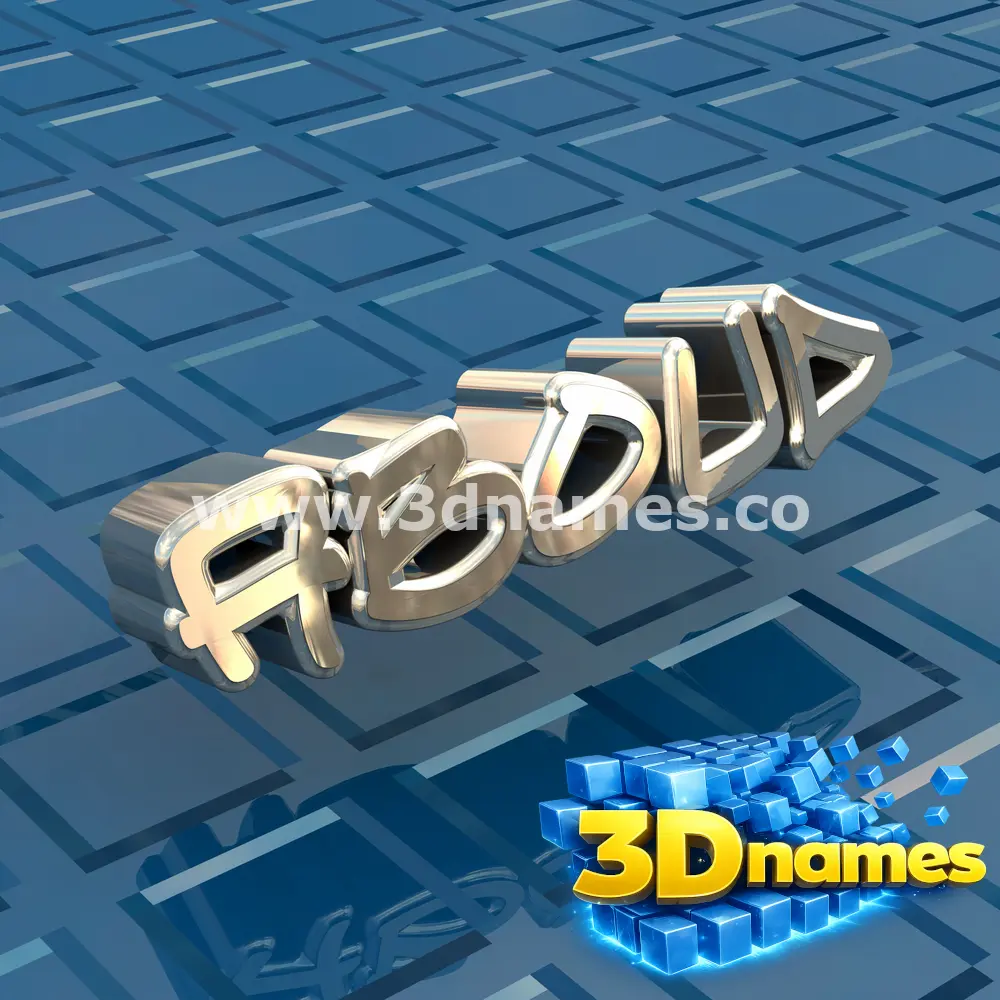 aboud in Blue Bling style - 3D name wallpaper