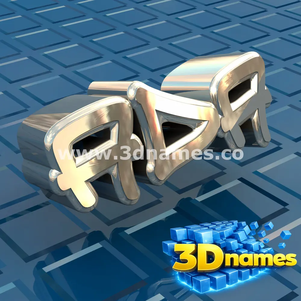 ada in Blue Bling style - 3D name wallpaper