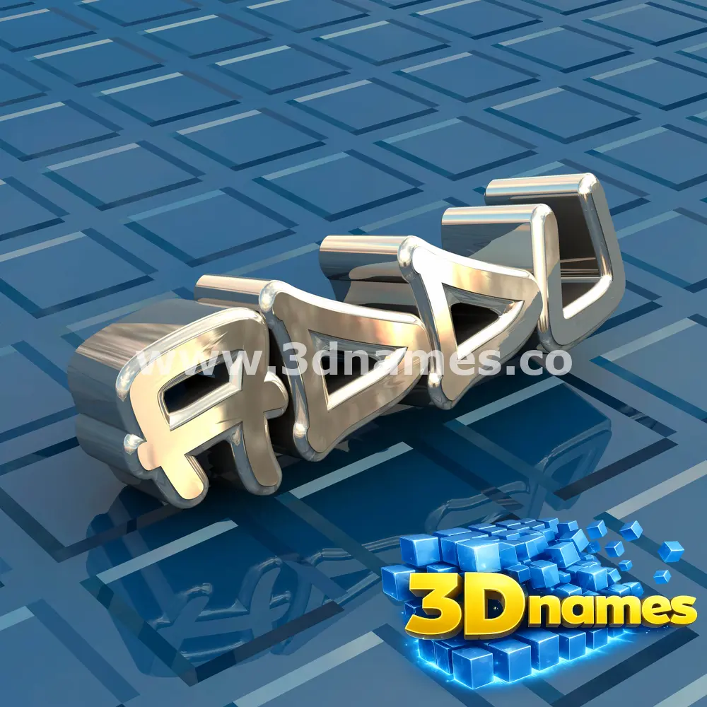 addu in Blue Bling style - 3D name wallpaper