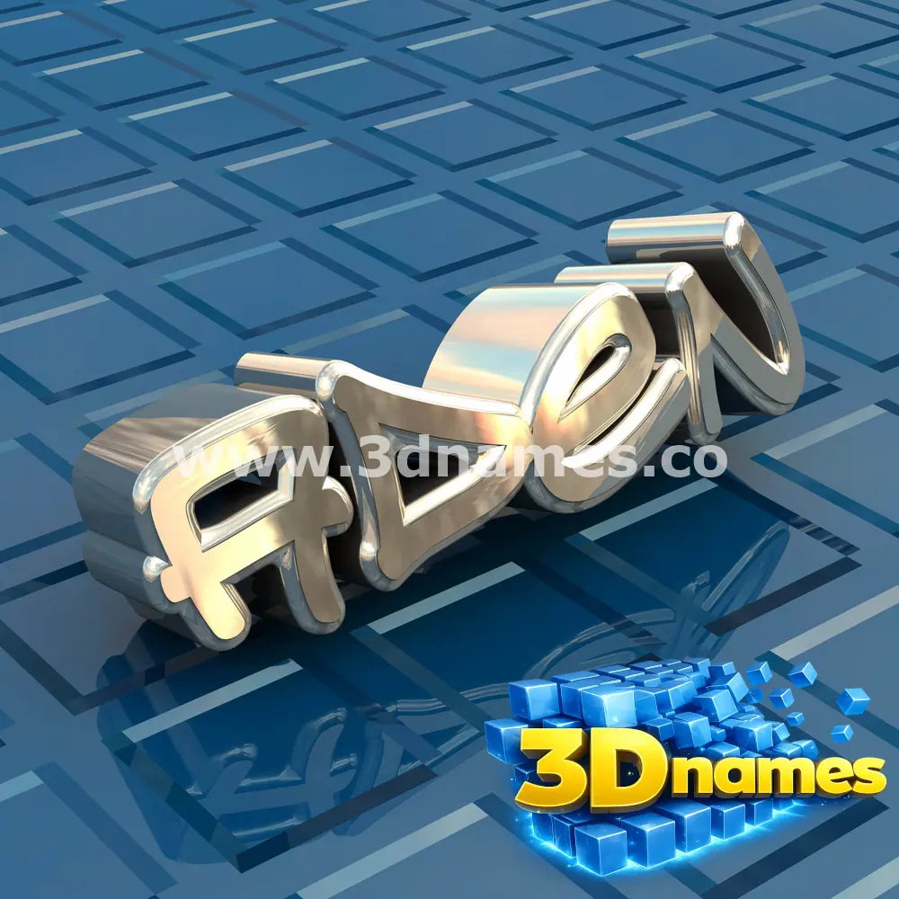 aden in Blue Bling style - 3D name wallpaper