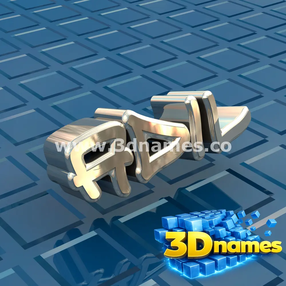 adil in Blue Bling style - 3D name wallpaper