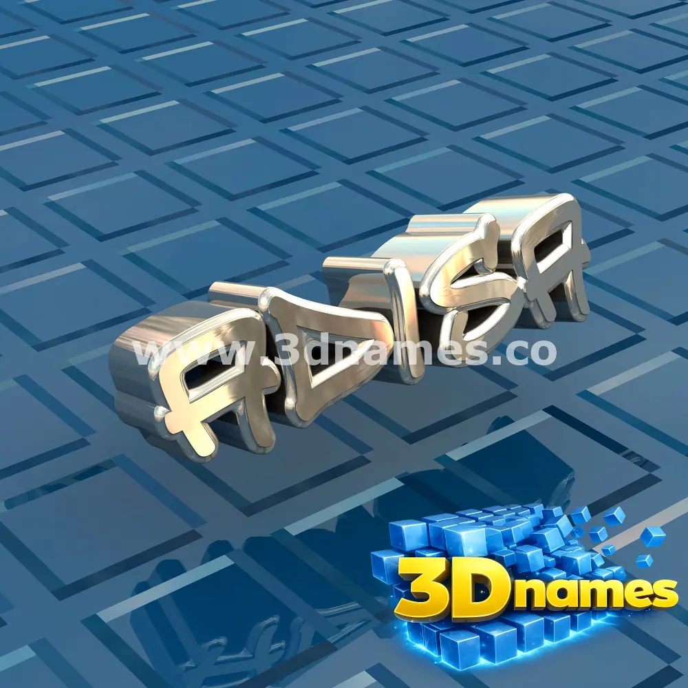 adisa in Blue Bling style - 3D name wallpaper