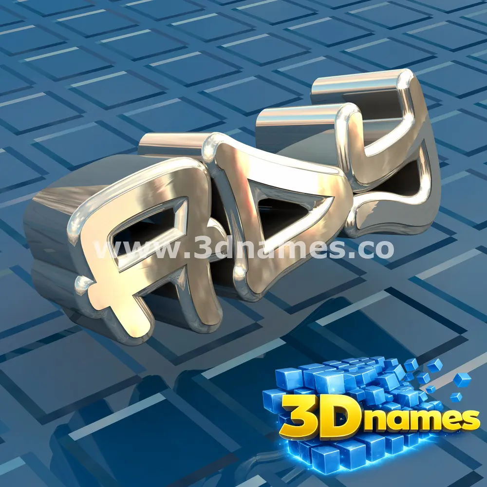 ady in Blue Bling style - 3D name wallpaper
