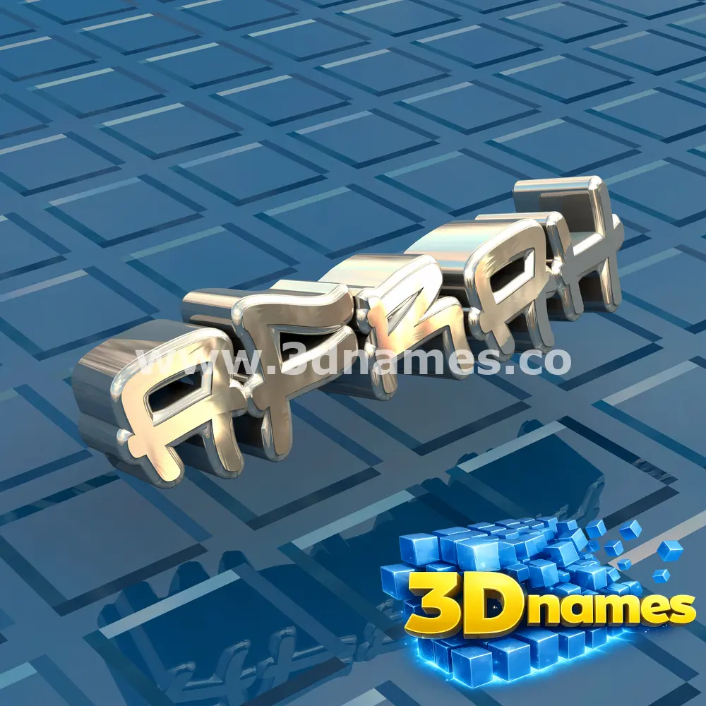 afrah in Blue Bling style - 3D name wallpaper