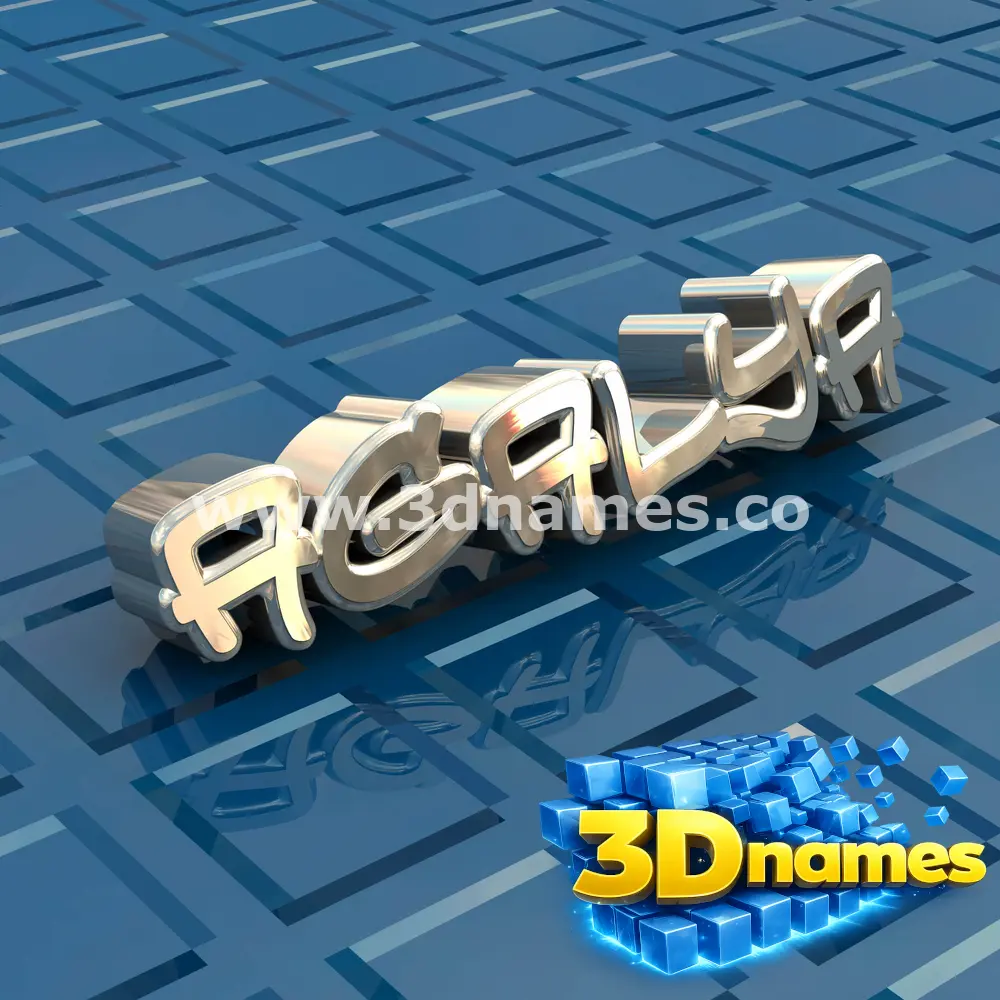 agalya in Blue Bling style - 3D name wallpaper