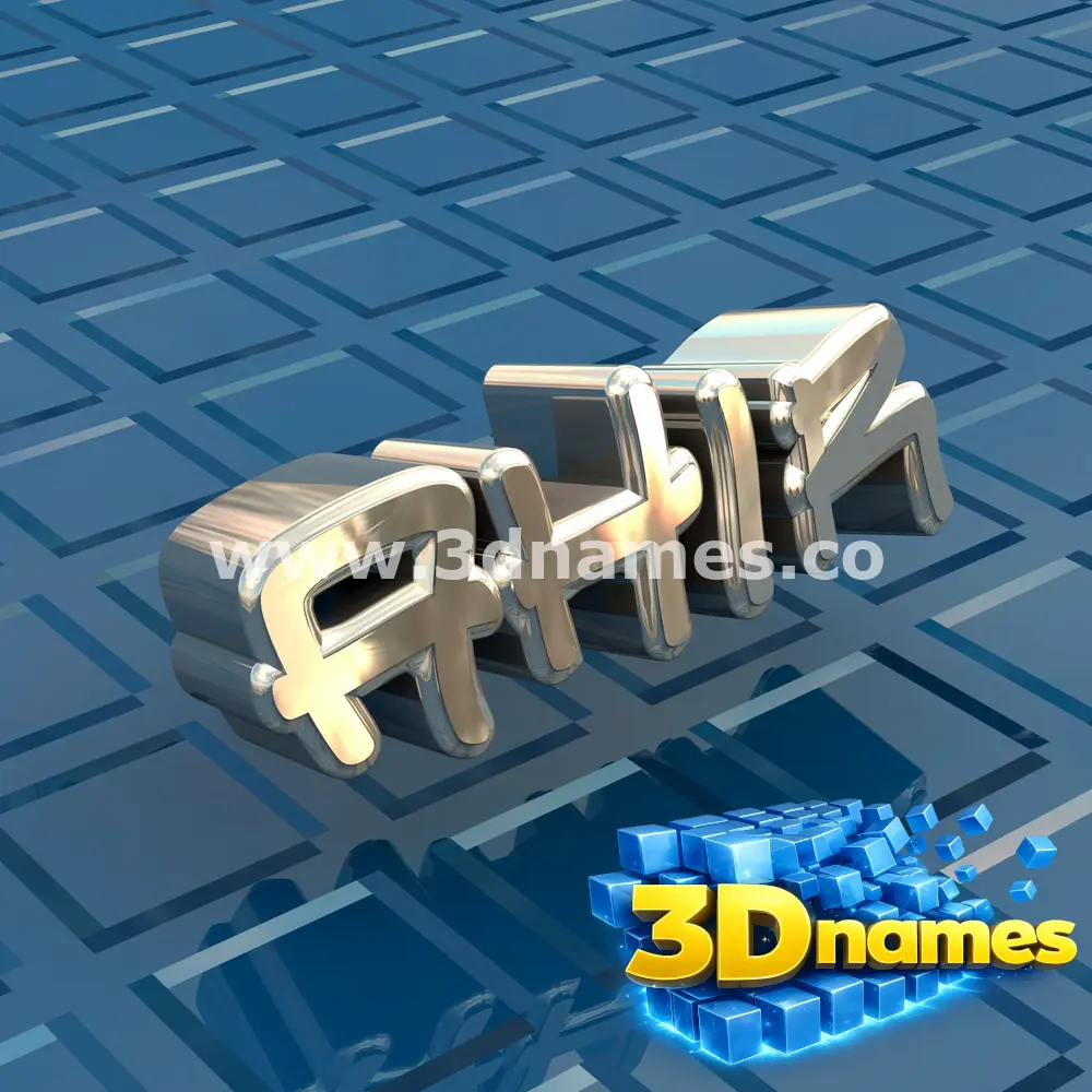 ahir in Blue Bling style - 3D name wallpaper