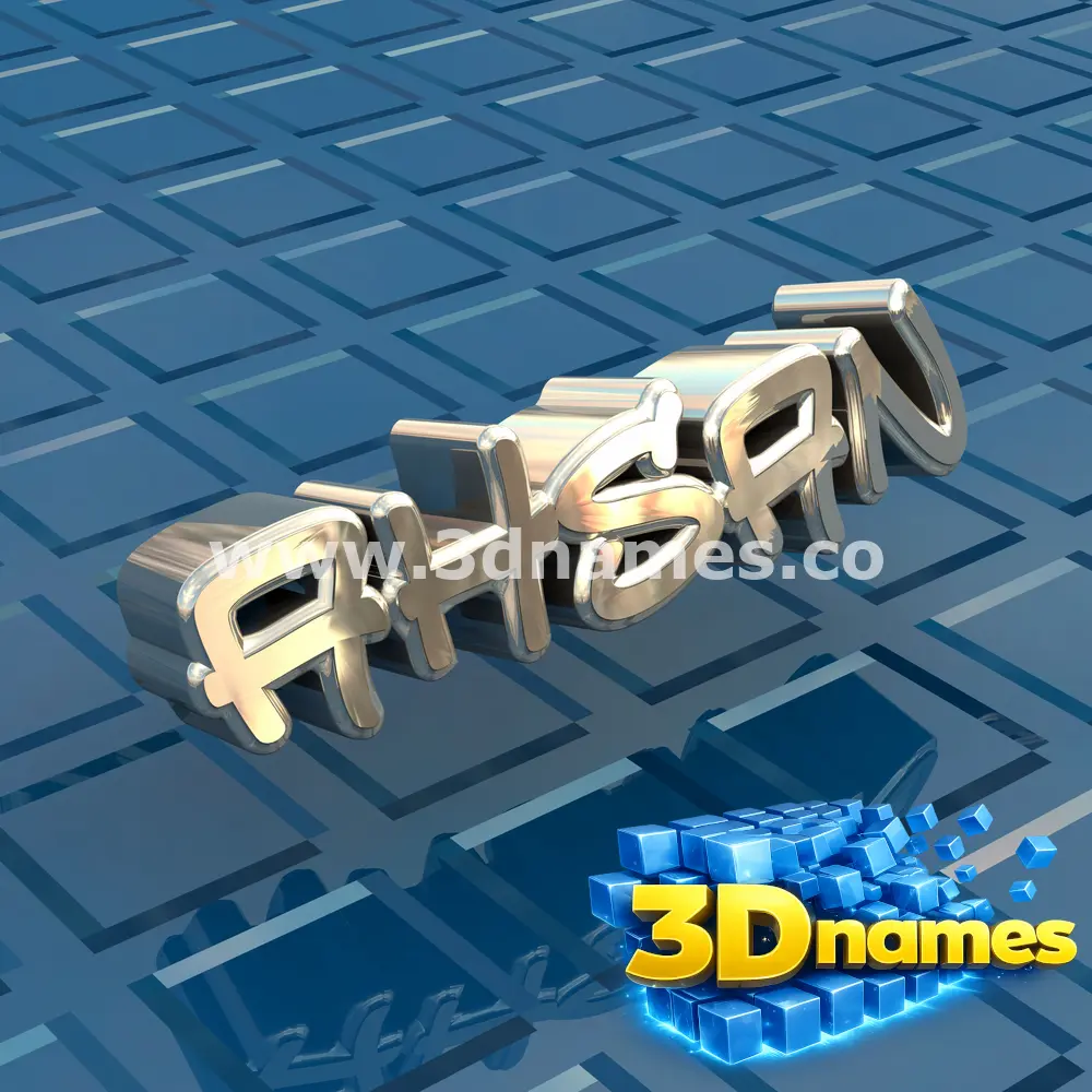 ahsan in Blue Bling style - 3D name wallpaper