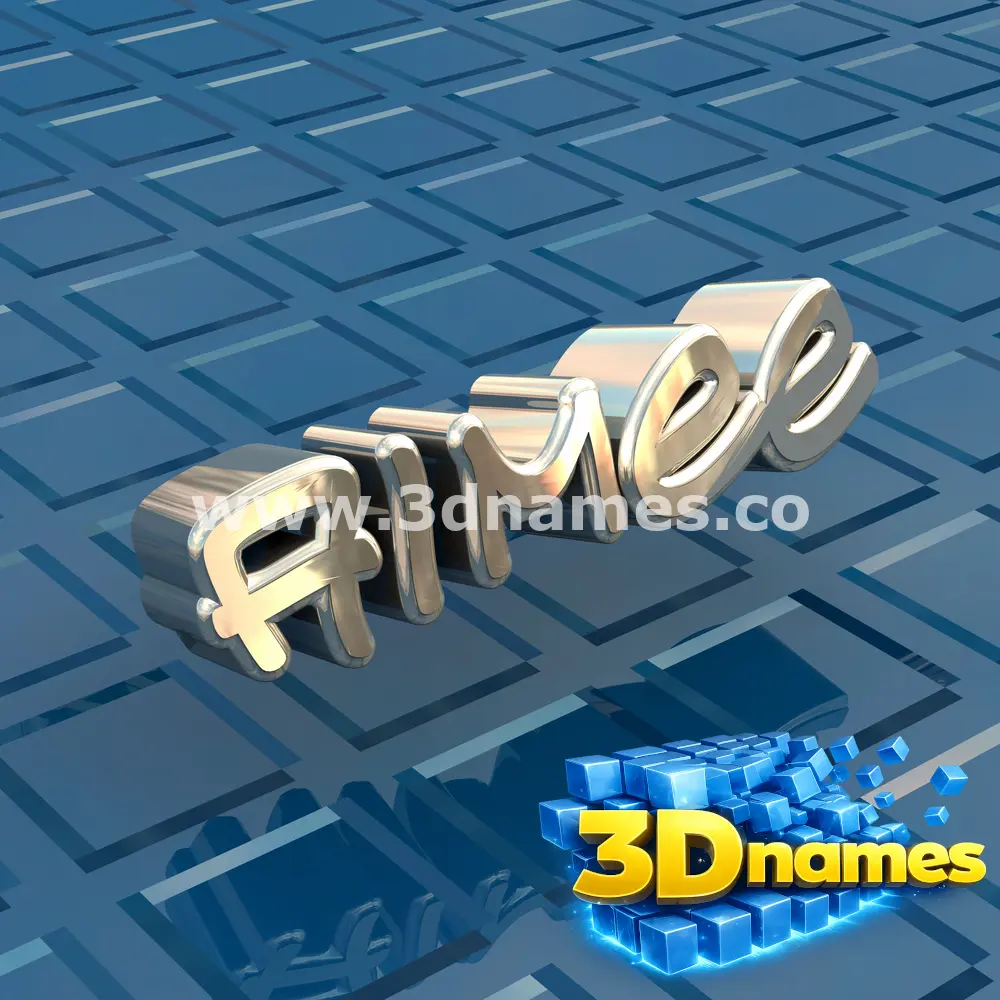 aimee in Blue Bling style - 3D name wallpaper