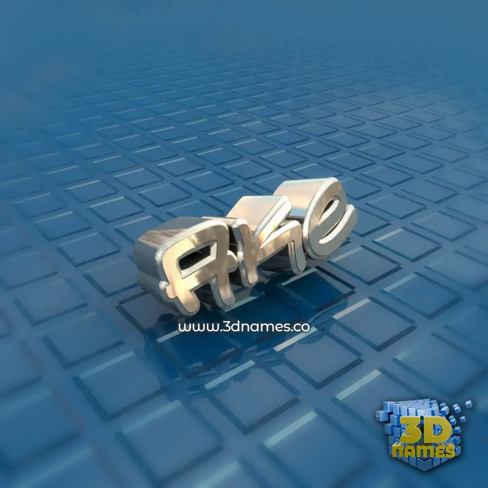 ake in Blue Bling style - 3D name wallpaper