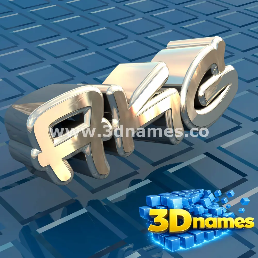 akg in Blue Bling style - 3D name wallpaper