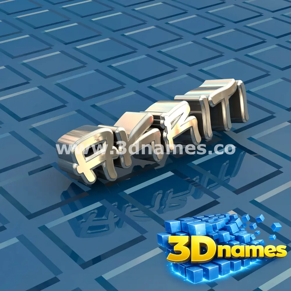 akriti in Blue Bling style - 3D name wallpaper