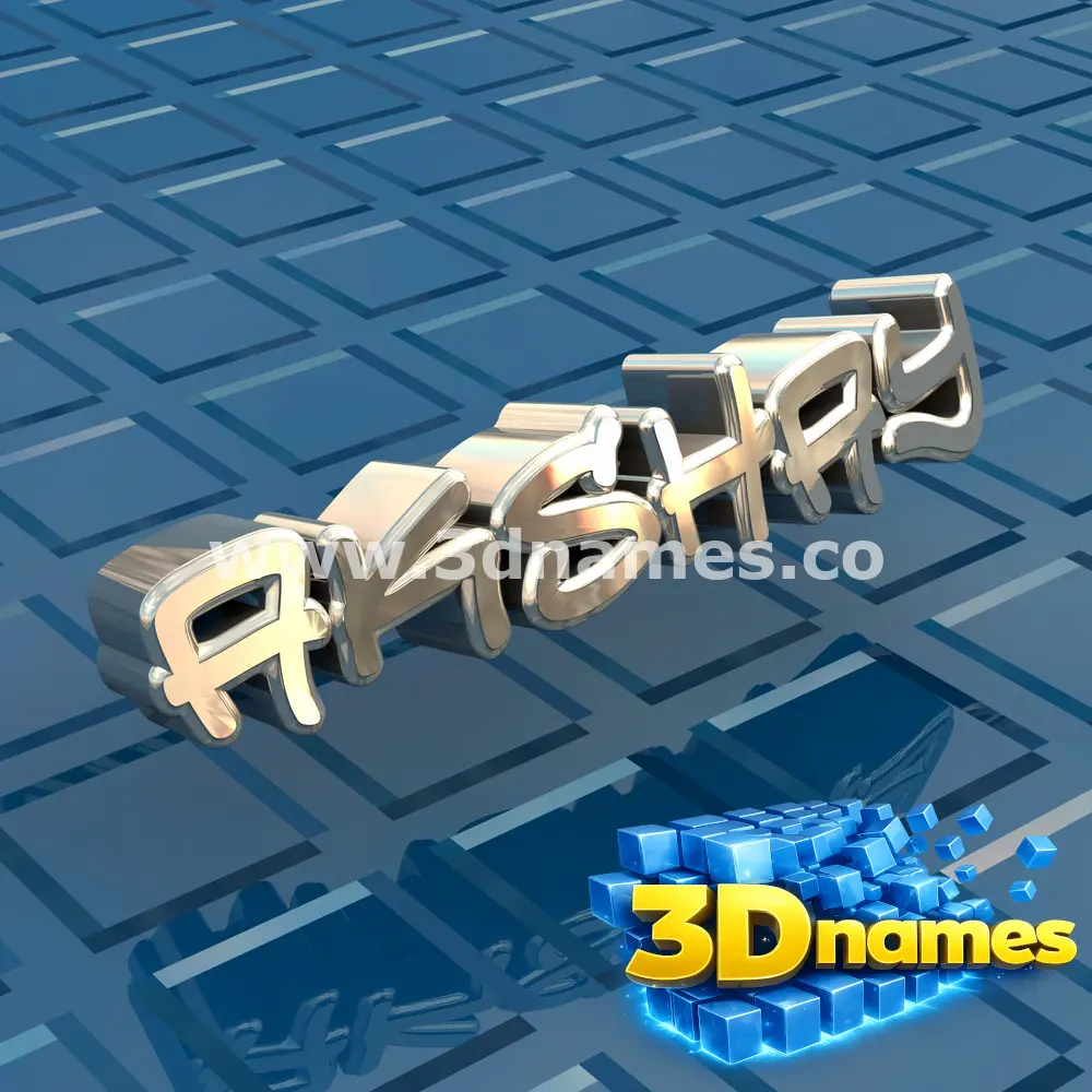 akshay in Blue Bling style - 3D name wallpaper