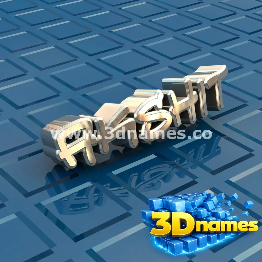 akshit in Blue Bling style - 3D name wallpaper