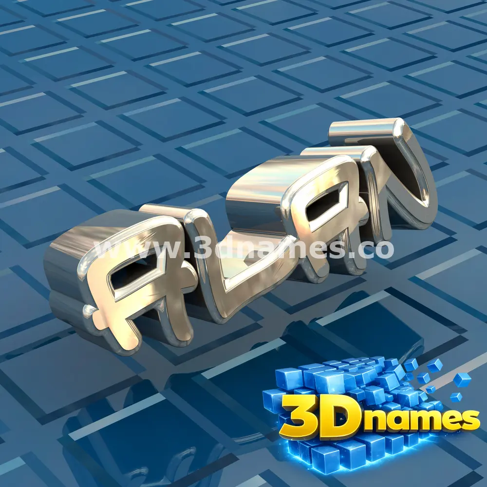 alan in Blue Bling style - 3D name wallpaper